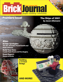 Brickjournal! Adult Fan of LEGO Bricks for Short