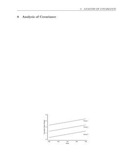 8. Analysis of Covariance (ANCOVA)