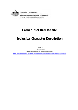 Corner Inlet Ramsar Site