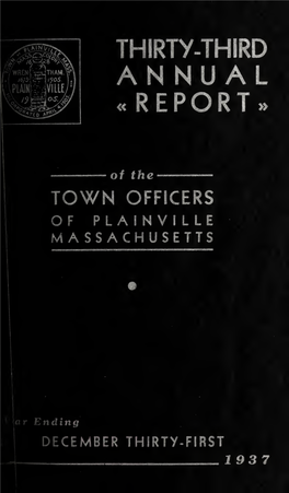 Plainville, Massachusetts Annual Reports