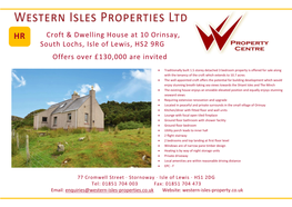 Croft & Dwelling House at 10 Orinsay, South Lochs, Isle of Lewis, HS2