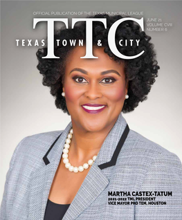 Martha Castex-Tatum 2021-2022 Tml President Vice Mayor Pro Tem, Houston