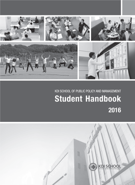 Student Handbook 2016