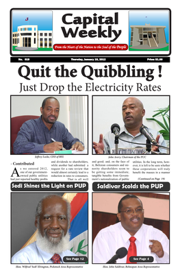 Just Drop the Electricity Rates