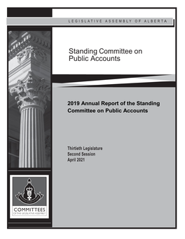 2019 Annual Report of the Standing Committee on Public Accounts