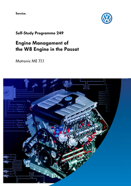 Engine Management of the W8 Engine in the Passat