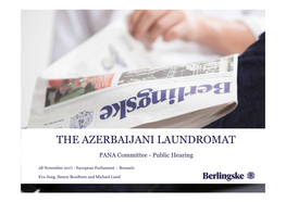 The Azerbaijani Laundromat