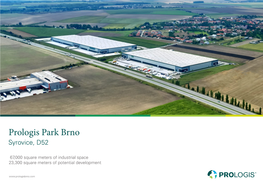 Prologis Park Brno Syrovice, D52