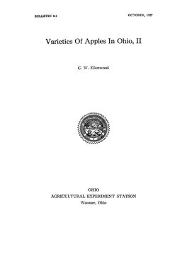 Varieties of Apples in Ohio, II