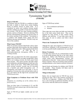 TYR III English