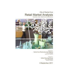 Retail Market Analysis Downtown, East, Waterfront & West Districts
