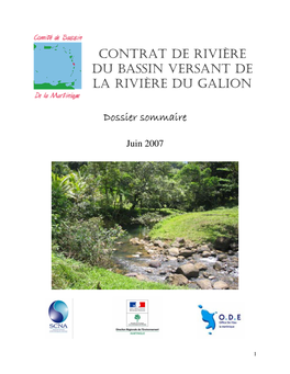 Contrat De Rivi∞Re Du Bassin Versant De La Rivi