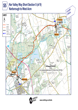 Nar Valley Way Short Section 5 (Of 9) Narborough to West Acre