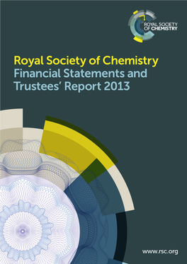 Royal Society of Chemistry Financial Statements and Trustees' Report