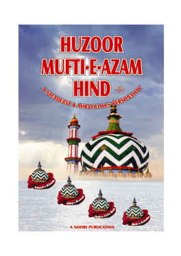 HUZOOR MUFTI-E-AZAM HIND (Radi Allahu Anhu)