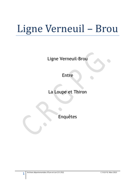 Ligne Verneuil – Brou