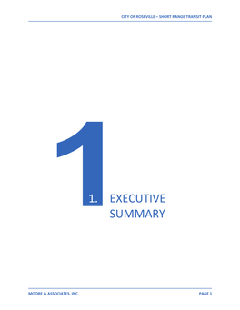 1 1. Executive 2. Summary