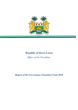 Governance Transition Team (GTT) Report