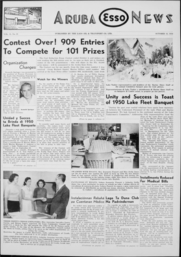 Fleet Banquet Th Good Points of Each Must Be | Medical, Lago Police, 10; and December 19 1949 Weighed Carefully Against Those of Executive, Five