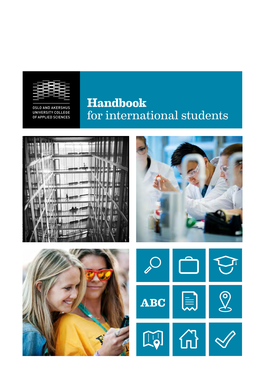 Handbook for International Students What Is the Handbook?