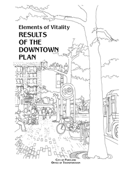 Elements for Vitality – Results of the Downtown Plan