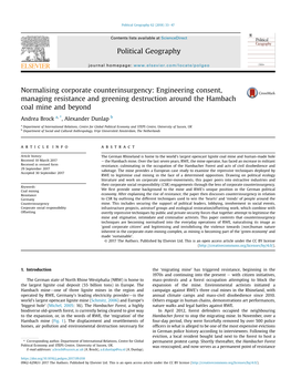 Political Geography 62 (2018) 33E47