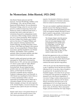 John Hasted, 1921-2002