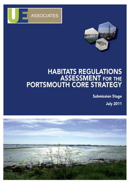 Habitats Regulations Assessment for the Portsmouth Core Strategy