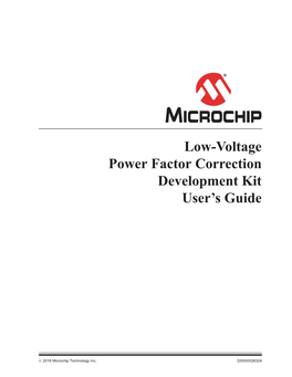 Low-Voltage Power Factor Correction Development Kit User's Guide