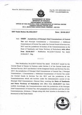 TRADE NOTICE No. 002/2017 Dated 20-06-2017