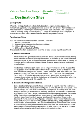 Destination Sites