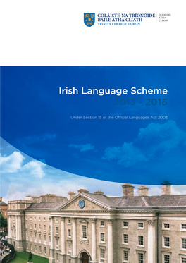 Irish Language Scheme 2013 - 2016