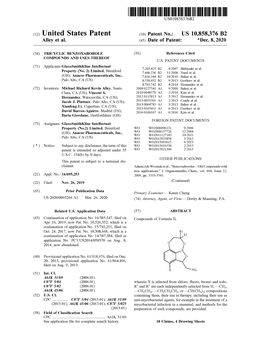 ( 12 ) United States Patent ( 10 ) Patent No .: US 10,858,376 B2 Alley Et Al