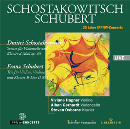 SCHOSTAKOWITSCH SCHUBERT 25 Jahre IPPNW-Concerts