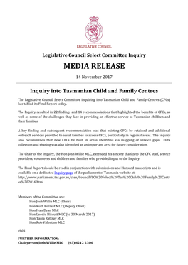 Media Release