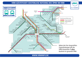 Vrm-Gästeticket: Kostenlose Nutzung Des Öpnv Im Vrm