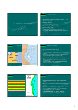 EU Relations with Zanzibar