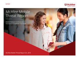 Mcafee Mobile Threat Report