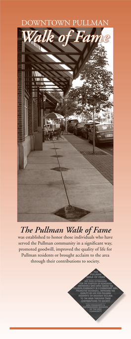 2019 Walk of Fame Brochure