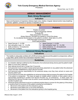 Airway Management