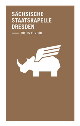 Sächsische Staatskapelle Dresden Do 15.11.2018