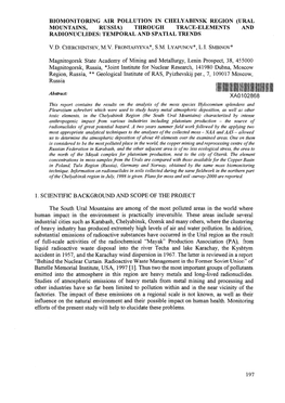 Biomonitoring Air Pollution in Chelyabinsk Region (Ural Mountains, Russia) Through Trace-Elements and Radionuclides: Temporal and Spatial Trends