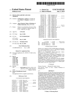 United States Patent (10) Patent No.: US 8,741,832 B2 Acharya Et Al