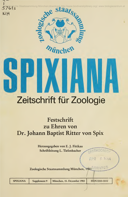 Zeitschrift Für Zoologie