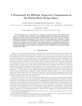 A Framework for Efficient Trajectory Comparisons in the Earth-Moon Design Space