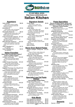 Italian Kitchen