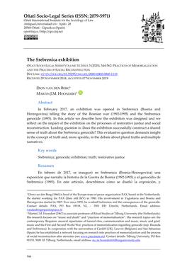 The Srebrenica Exhibition