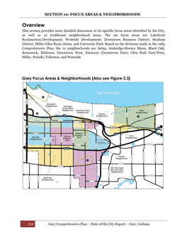 Overview This Section Provides More Detailed Discussion of Six Specific Focus Areas Identified by the City, As Well As 12 Traditional Neighborhood Areas