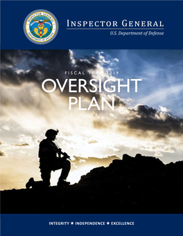 Fiscal Year 2019 Oversight Plan