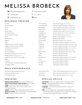 Melissabrobeck Resume